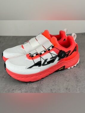 Altra Mont Blanc BOA Trail Running Shoes Size 10 Men’s White/Coral Worn Once